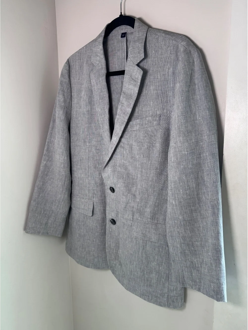 J.Crew Thompson Men's Light Gray 100% Linen Blazer, Size 38 - NWT